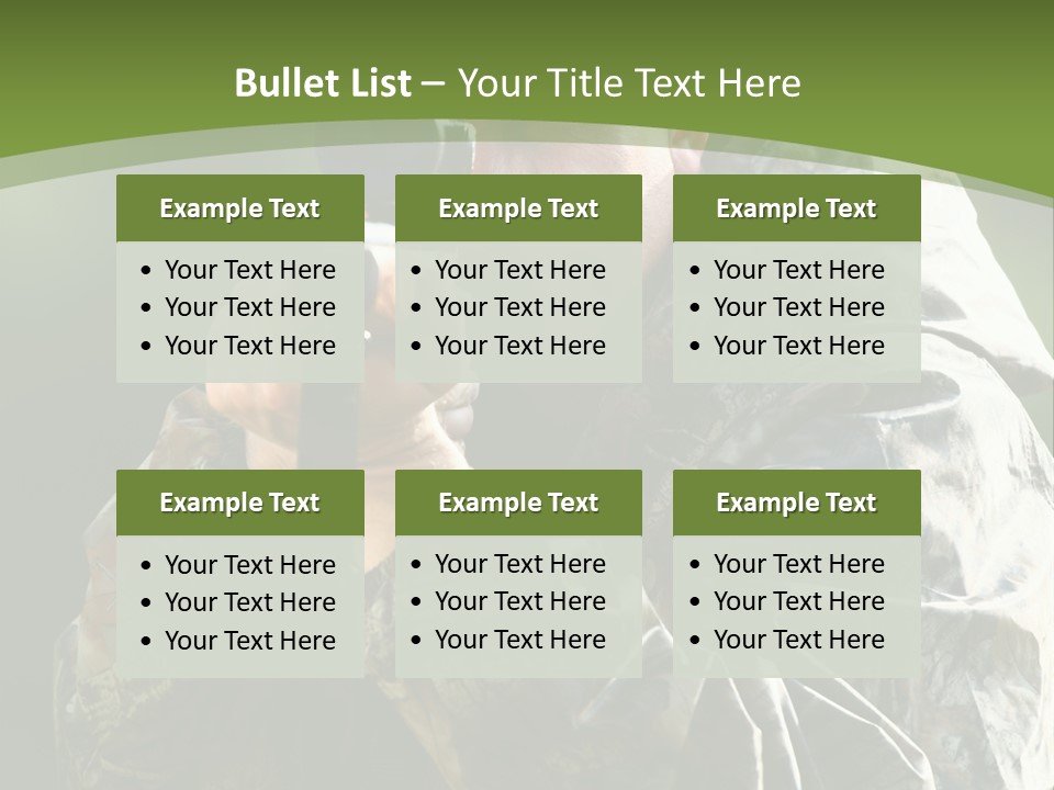 Gears Kill Hunter PowerPoint Template