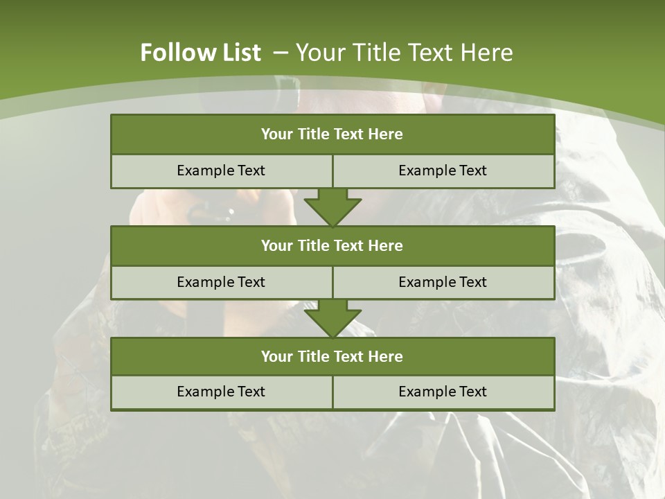 Gears Kill Hunter PowerPoint Template