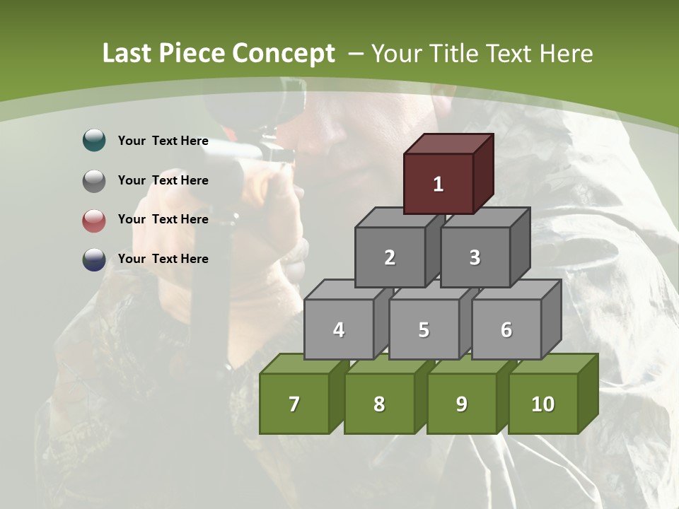 Gears Kill Hunter PowerPoint Template