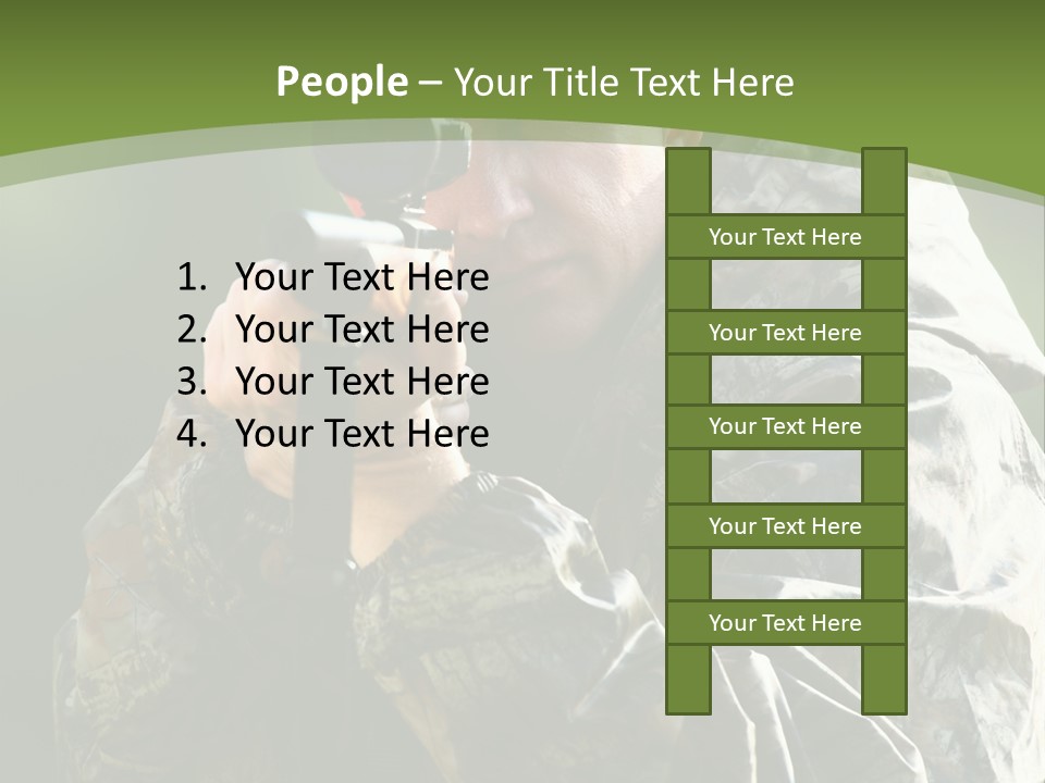 Gears Kill Hunter PowerPoint Template