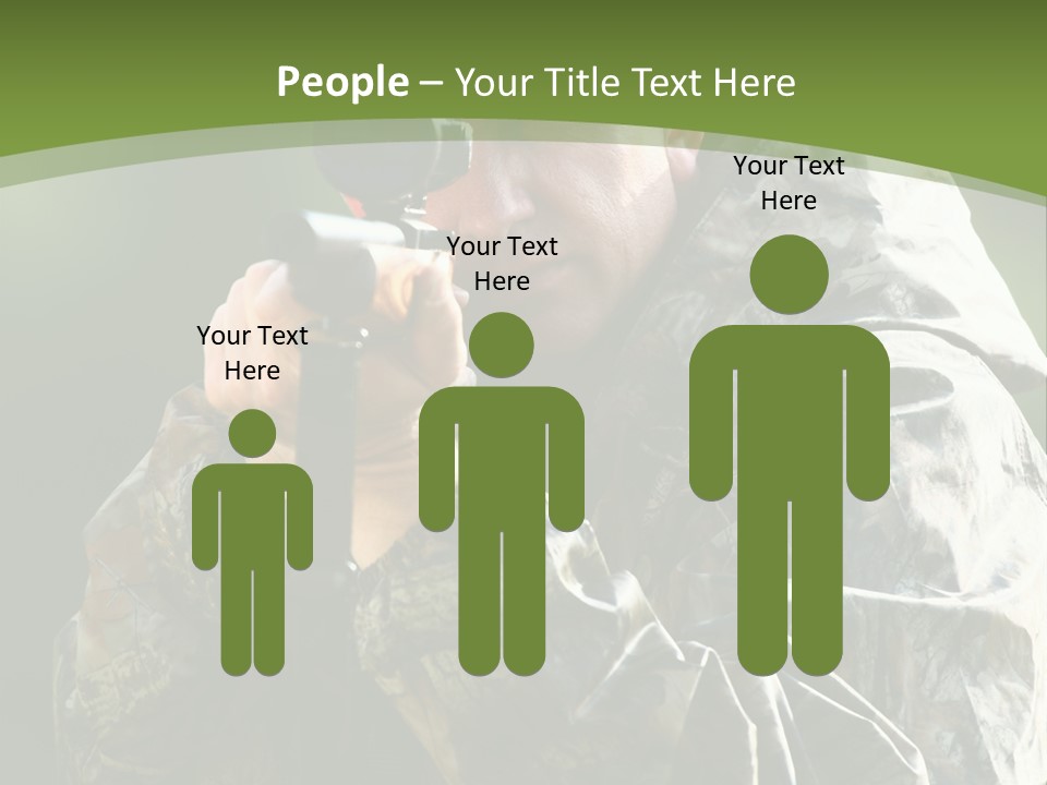 Gears Kill Hunter PowerPoint Template