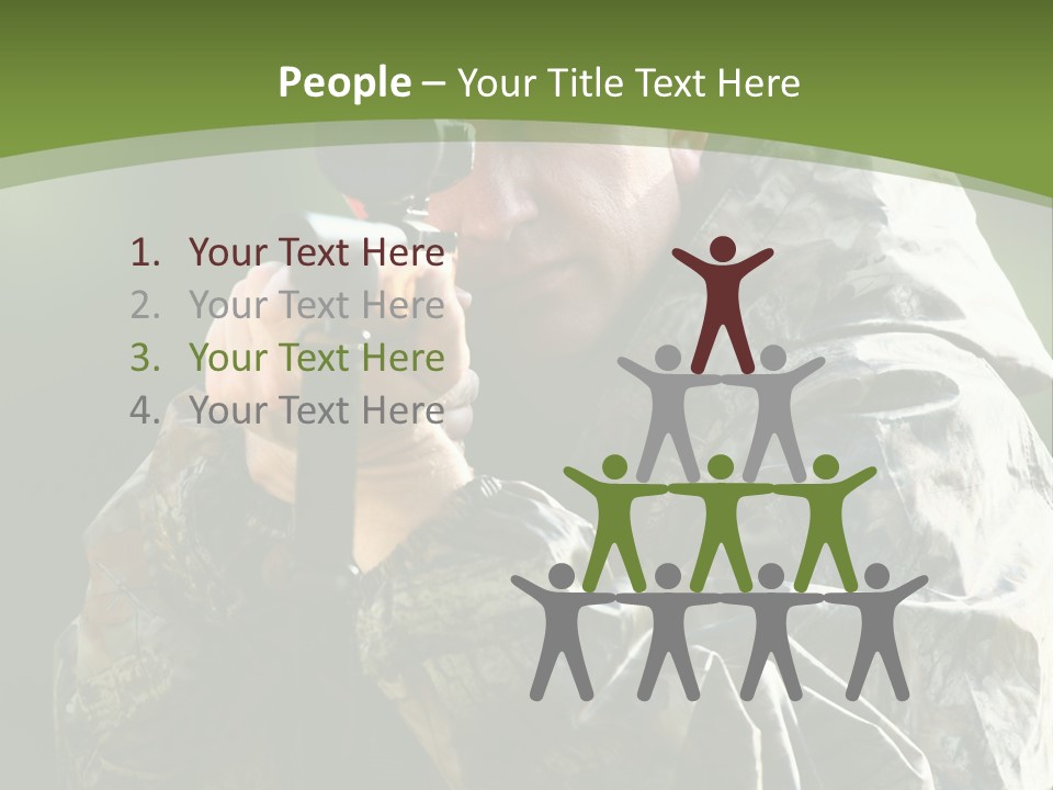 Gears Kill Hunter PowerPoint Template