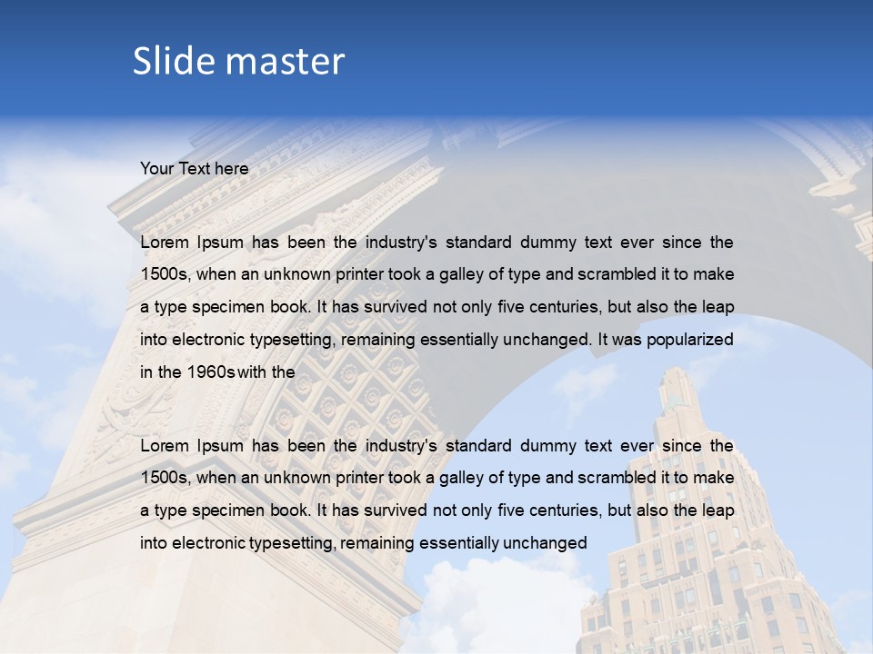 City Architecture High PowerPoint Template