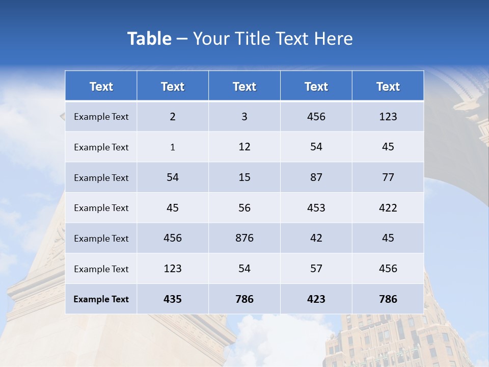 City Architecture High PowerPoint Template