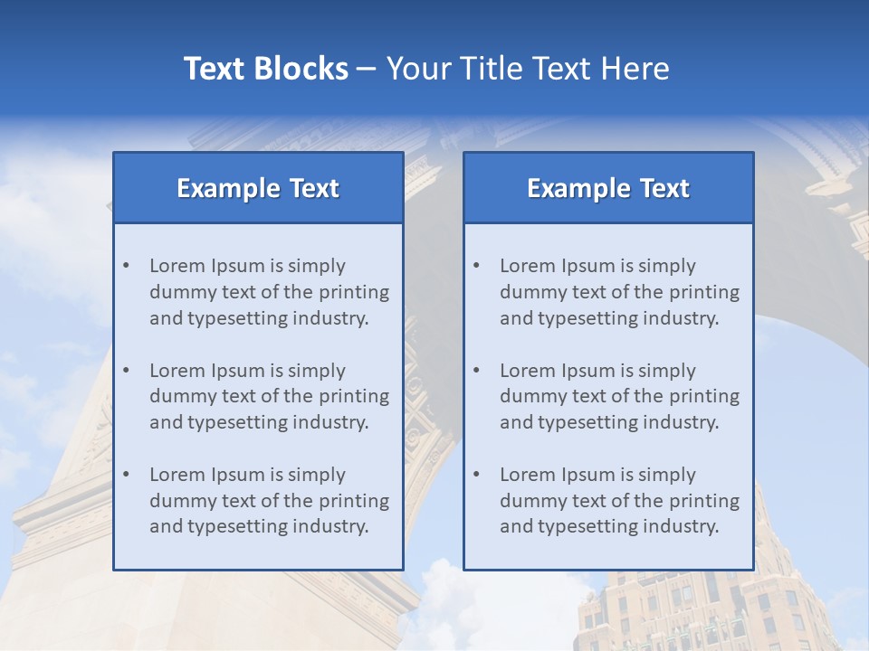 City Architecture High PowerPoint Template