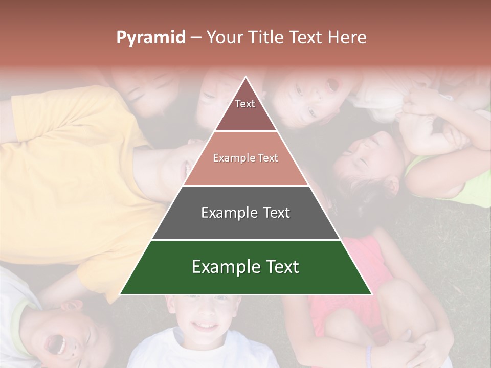 Girls Smiling Family PowerPoint Template