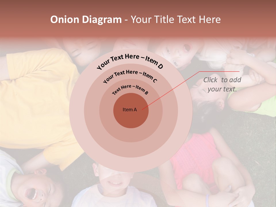 Girls Smiling Family PowerPoint Template