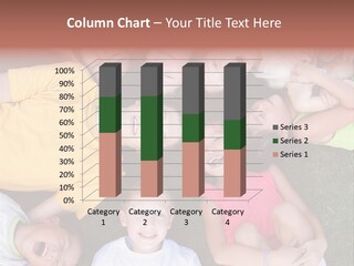 Girls Smiling Family PowerPoint Template