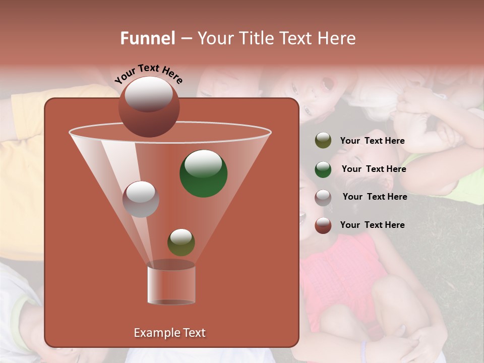 Girls Smiling Family PowerPoint Template