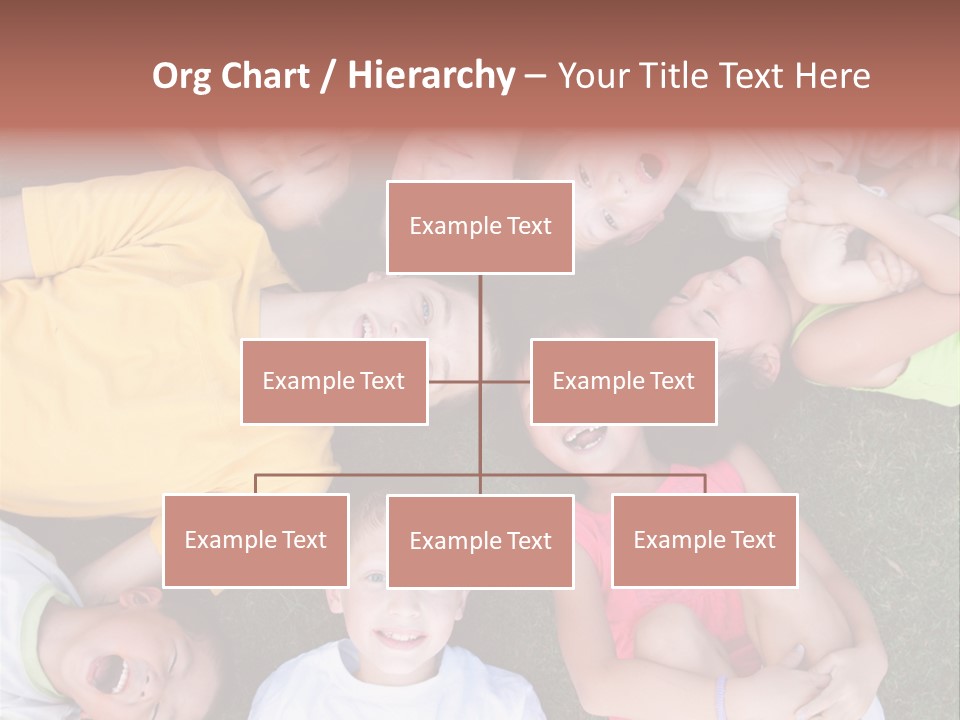 Girls Smiling Family PowerPoint Template