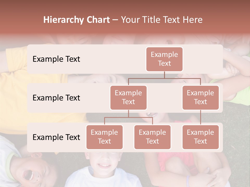 Girls Smiling Family PowerPoint Template