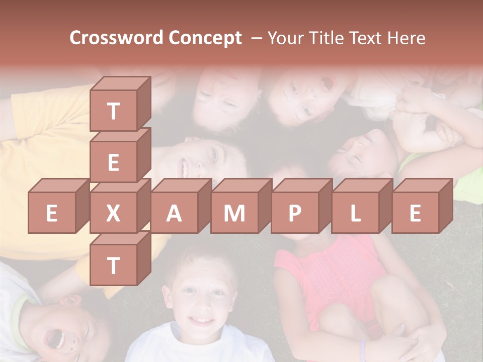 Girls Smiling Family PowerPoint Template