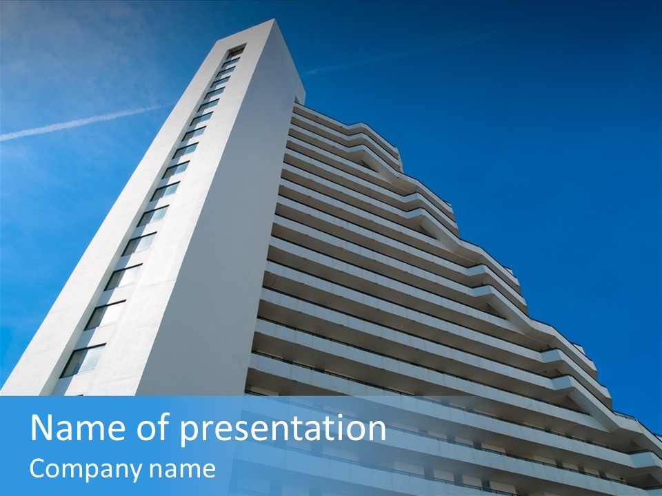 Building Highrise High PowerPoint Template