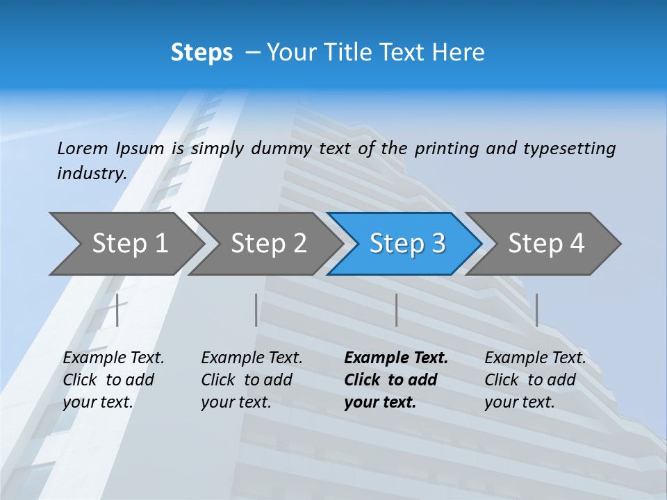 Building Highrise High PowerPoint Template