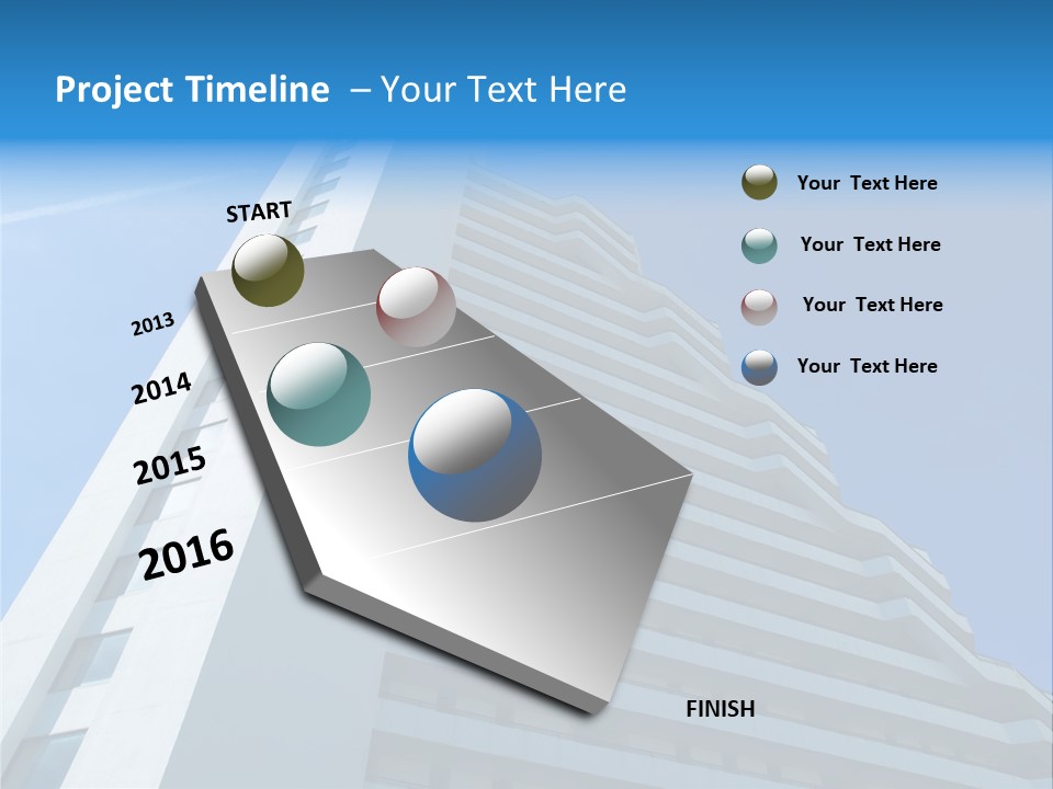 Building Highrise High PowerPoint Template