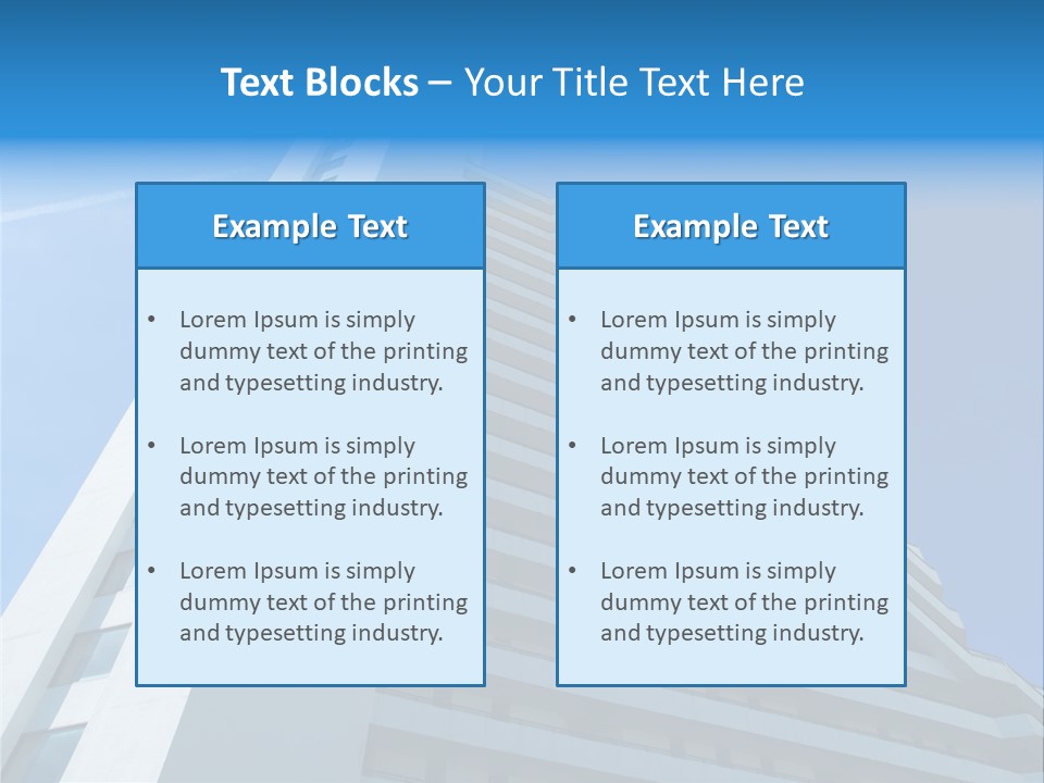 Building Highrise High PowerPoint Template