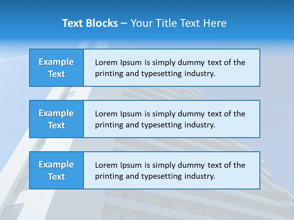 Building Highrise High PowerPoint Template