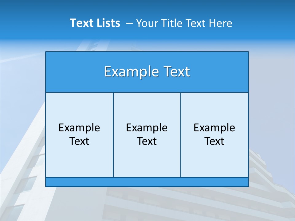 Building Highrise High PowerPoint Template