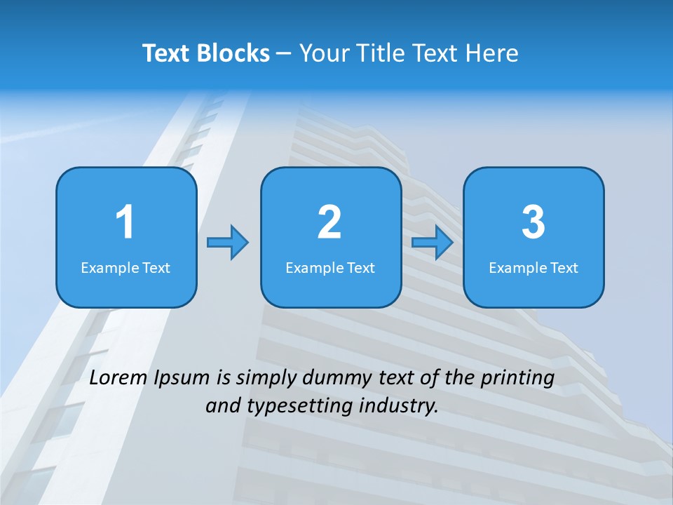 Building Highrise High PowerPoint Template