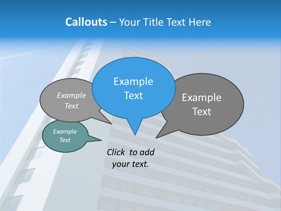 Building Highrise High PowerPoint Template