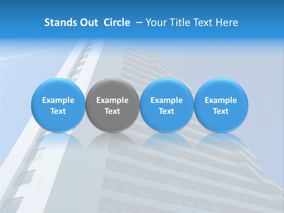 Building Highrise High PowerPoint Template