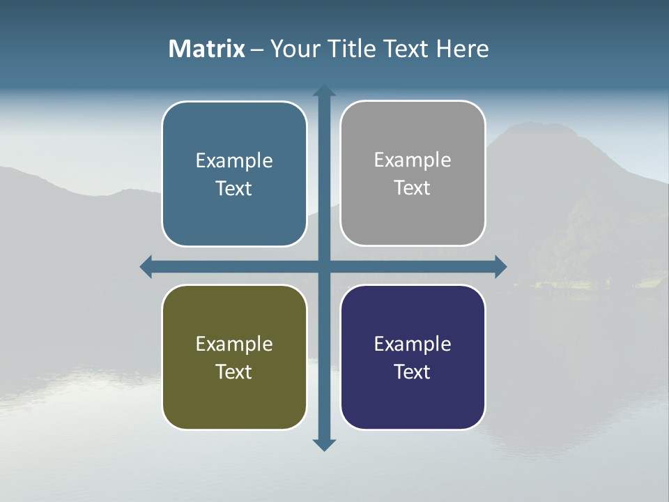 Cumbria Sunrise England PowerPoint Template