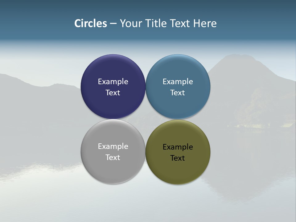 Cumbria Sunrise England PowerPoint Template