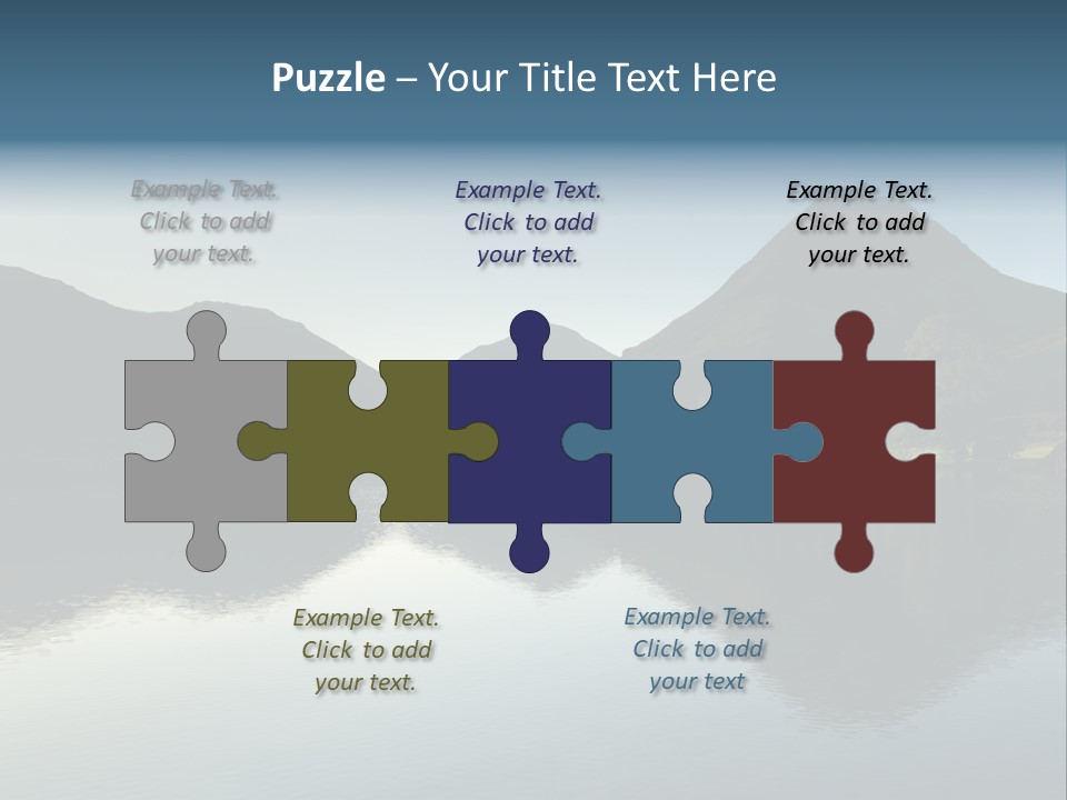 Cumbria Sunrise England PowerPoint Template