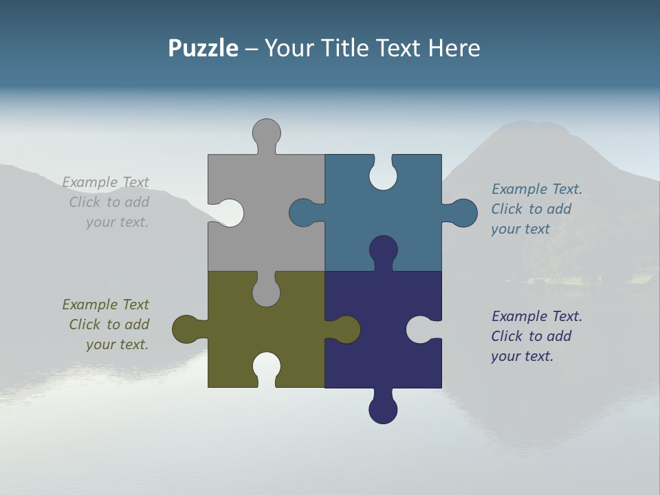 Cumbria Sunrise England PowerPoint Template
