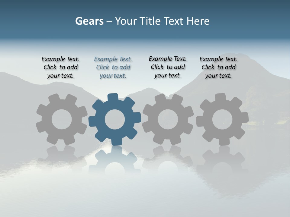 Cumbria Sunrise England PowerPoint Template
