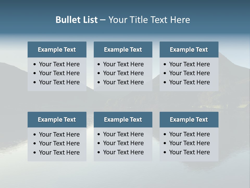 Cumbria Sunrise England PowerPoint Template