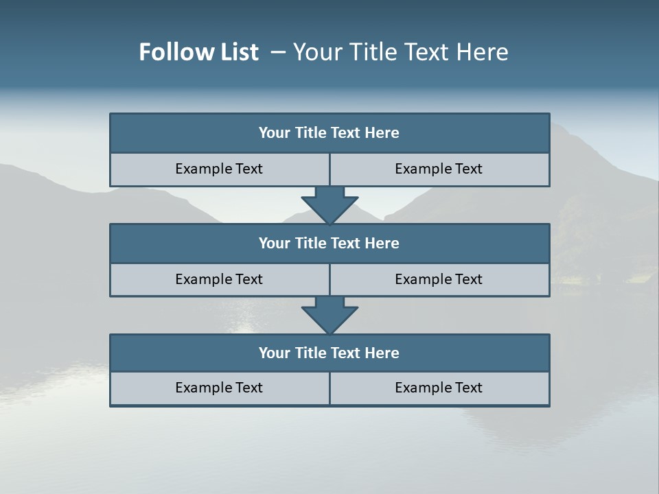 Cumbria Sunrise England PowerPoint Template
