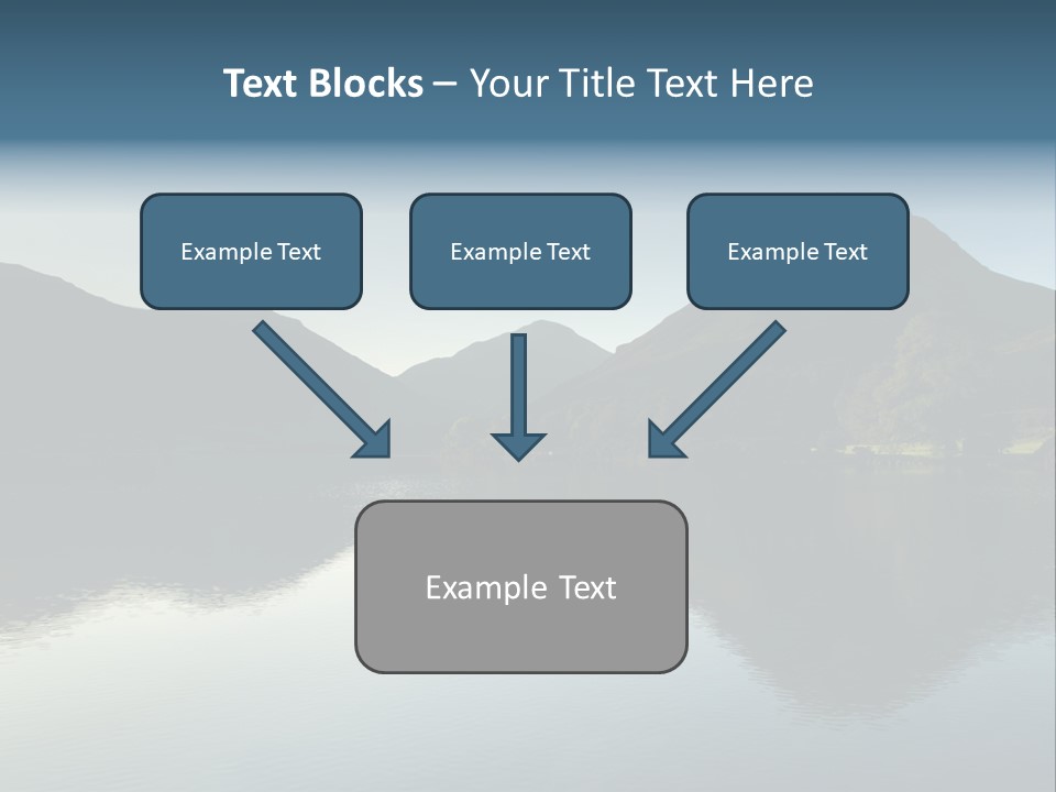 Cumbria Sunrise England PowerPoint Template