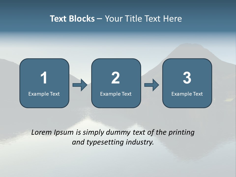 Cumbria Sunrise England PowerPoint Template