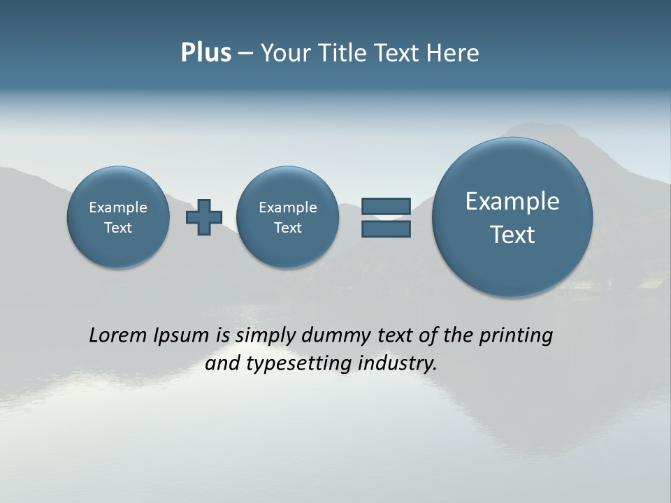Cumbria Sunrise England PowerPoint Template