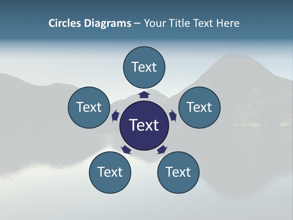 Cumbria Sunrise England PowerPoint Template