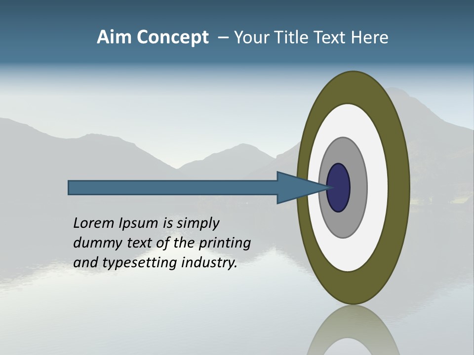 Cumbria Sunrise England PowerPoint Template