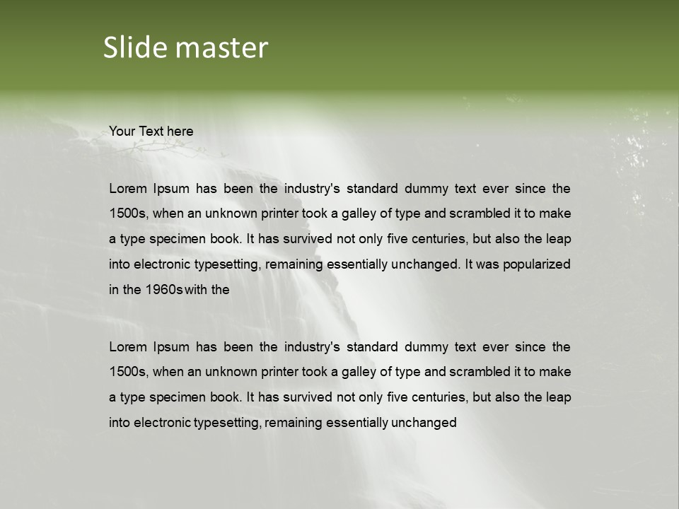 Slope Strathcona Woods PowerPoint Template