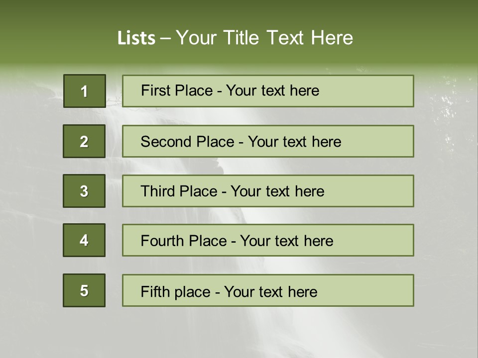 Slope Strathcona Woods PowerPoint Template