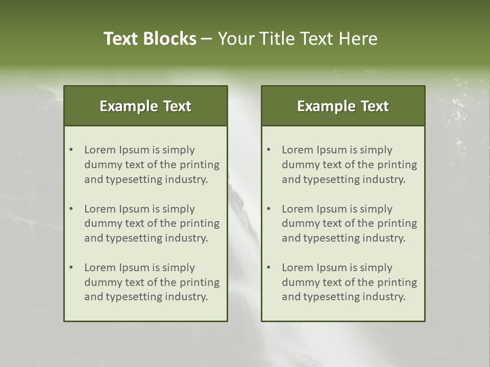 Slope Strathcona Woods PowerPoint Template