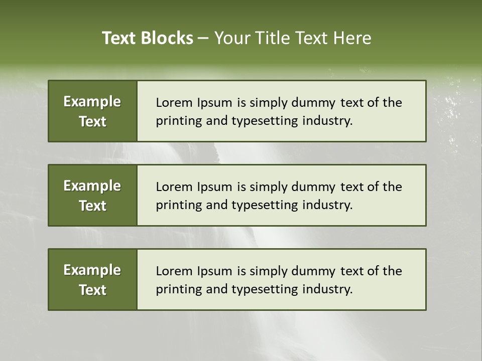 Slope Strathcona Woods PowerPoint Template