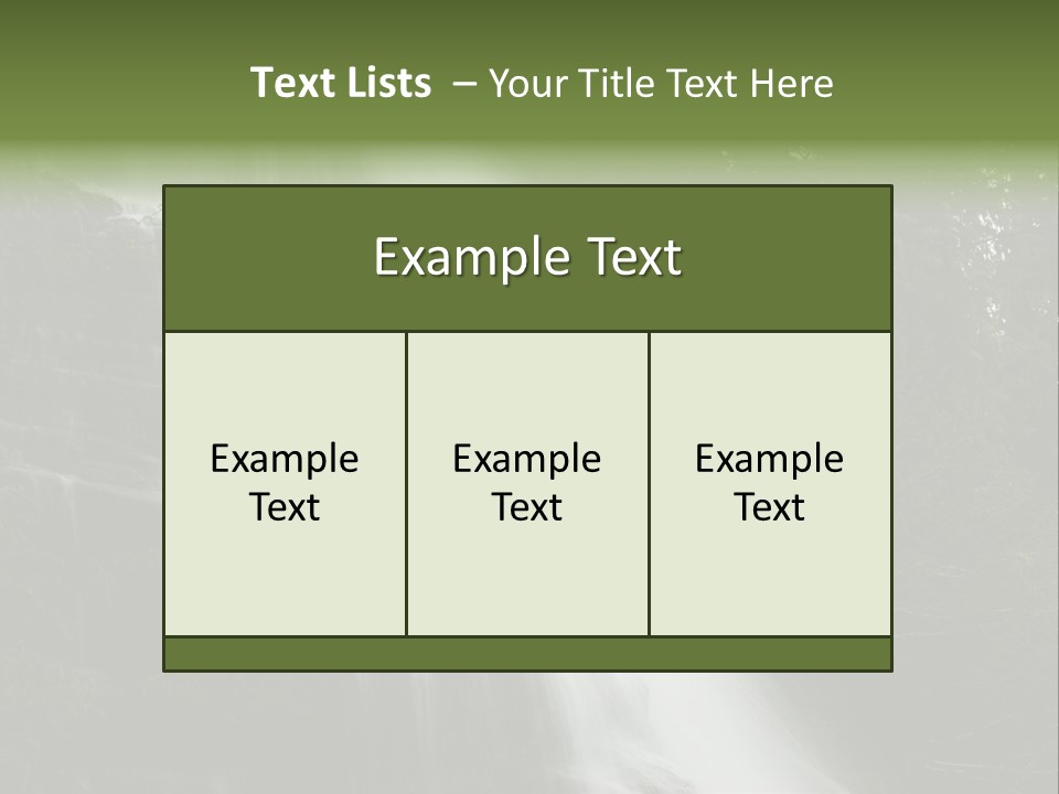 Slope Strathcona Woods PowerPoint Template