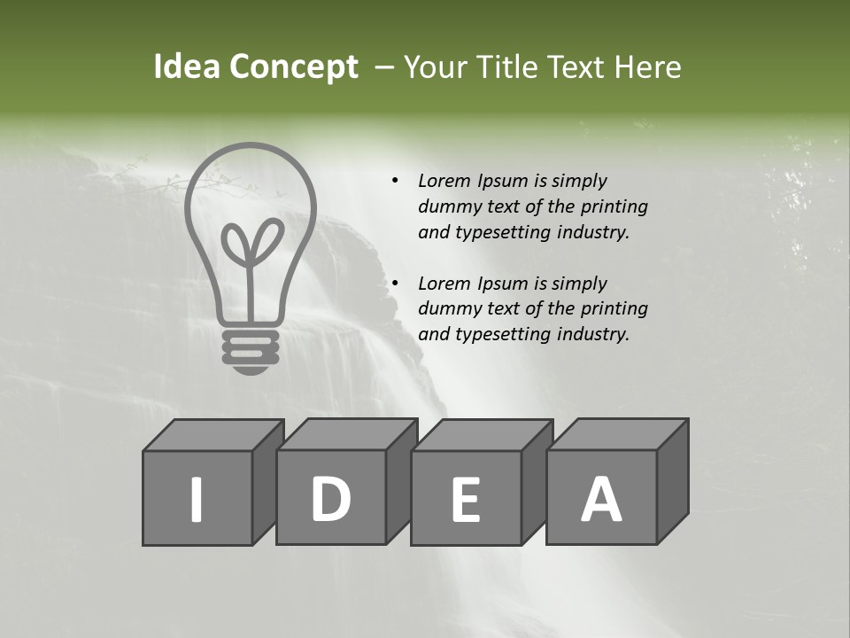 Slope Strathcona Woods PowerPoint Template