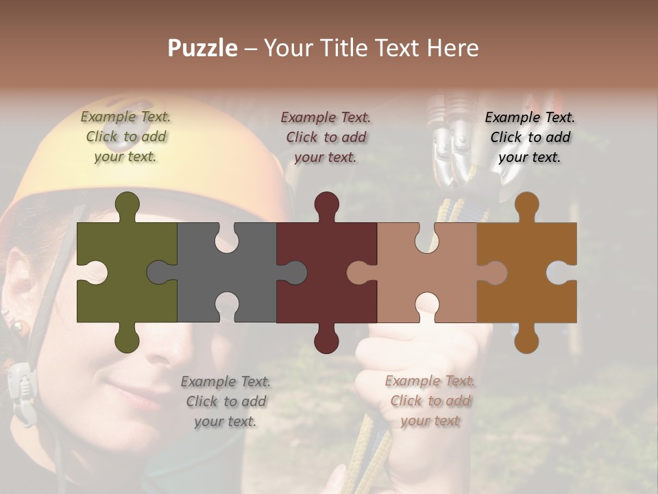 Cable Rock Sports PowerPoint Template