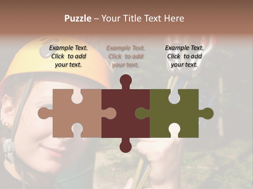 Cable Rock Sports PowerPoint Template