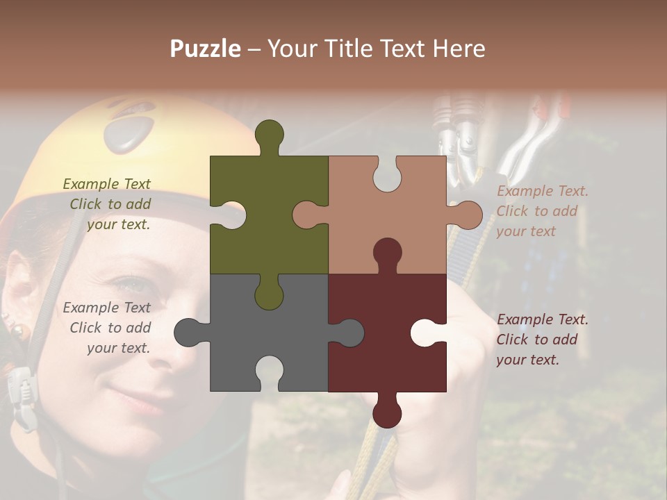 Cable Rock Sports PowerPoint Template