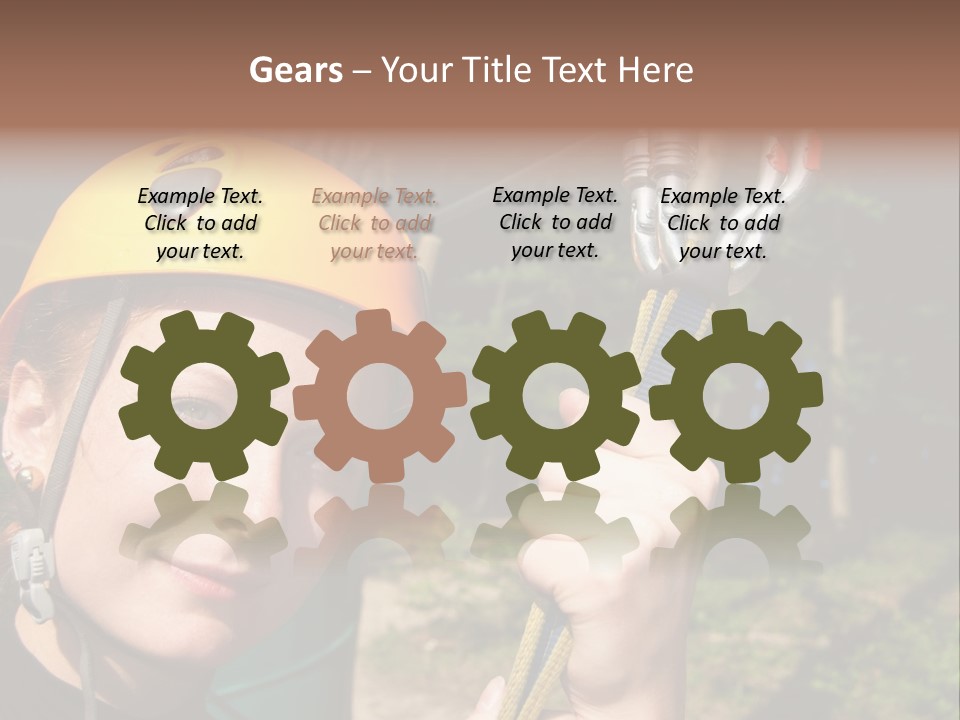 Cable Rock Sports PowerPoint Template