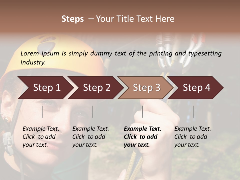 Cable Rock Sports PowerPoint Template