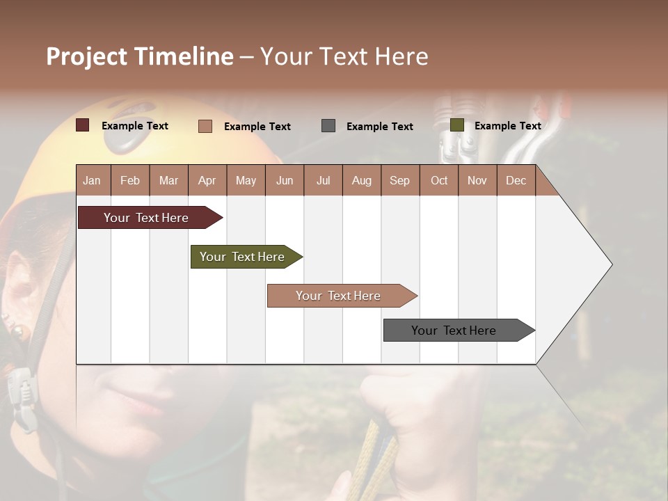 Cable Rock Sports PowerPoint Template