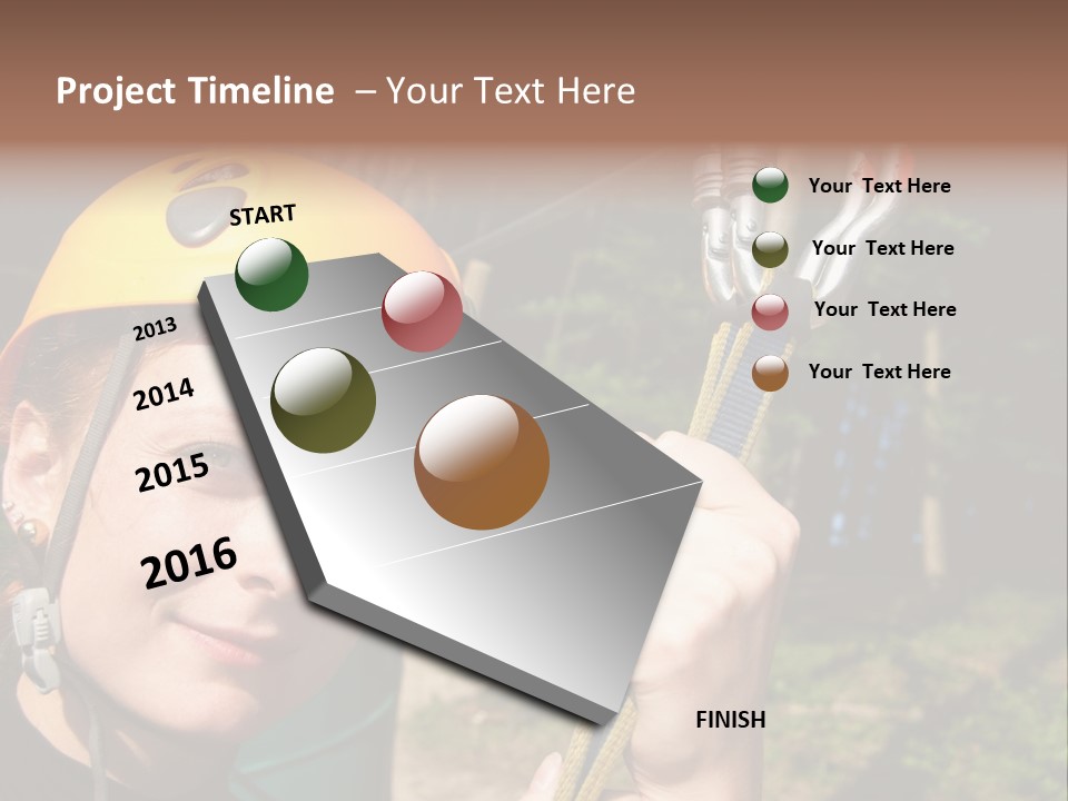 Cable Rock Sports PowerPoint Template